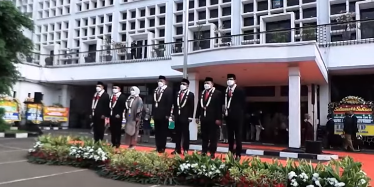 Apel Penerimaan KPU RI Periode 2022-2027